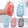 Honeycomb Elastic Finger Exerciser Hand Grip Strengthener Training Grip Ring 40LB Light Blue