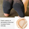 Thin Ice Silk Shallow Heels Invisible Socks Silicone Anti-Slip Palm Socks, Size: One Size(White)