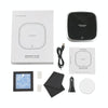 XJ-005 Car Solar Energy Negative Ion Smart USB Air Purifier (White)