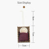Christmas Celebration Supplies Wooden Box Small Doll Pendant Children Gift Small Doll Pendant Tree Pendant(Bean Paste Powder)