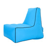 BB1082 Inflatable Sofa Inflatable Bed Outdoor Folding Portable Air Sofa Size: 85 x 80 x 75cm(Sky Blue)