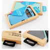 50 PCS Kraft Paper Phone Case Leather Case Packaging Box, Size:   L 5.8-6.7 Inch(Black)