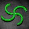 For DJI AVATA 2 STARTRC Propeller TPU Protective Guard Anti-collision Ring Cover(Fluorescent Green)