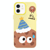For iPhone 11 Skin Feeling Jelly TPU Hybrid PC Phone Case(Celebration Cookies Yellow)