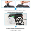 12 Cards US Plug Color Card Pattern 9W Christmas Projection Light Remote Control Snow Light