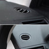 Car Left Side Dashboard Small Air Outlet Circular Air-conditioning Outlet for Mercedes-Benz C Class W204 (Black)