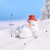 5pcs Christmas Cute Micro Landscape DIY Bonsai Decoration Snowscape Ornament, Style: No.2 Liechar Snowman