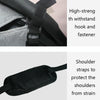 Stroller Storage Hanging Bag Multifunctional Large Capacity Stroller Bag(Linen Black)