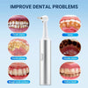 5 In 1 Electric Tooth Polisher USB Rechargeable Dental Scaler Toothbrush(M15 Silver)