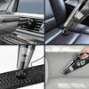 Car Vacuum Cleaner Air Pump Four-In-One Car Air Pump Digital Display 120W, Specification:Wired, Style:Mechanical Watch