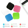 Portable Mini Square Anti Lost Device Smart Bluetooth Remote Anti Theft Keychain Alarm(Green)