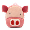 Kids 3D Animal Velvet Backpacks Children Cartoon Kindergarten Toys Gifts School Bags(Pig)