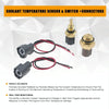 For Honda Civic Radiator Coolant Fan Switch Temperature Sensor Plus Wiring Harness(1set)