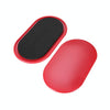 1 Pair Oval Sliding Mat for Fitness / Yoga, Size: 23 x 15cm(Red)