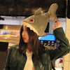 Funny Shark Shape Hat Plush Hat, Size: One Size(Will Move+ 72 Songs)