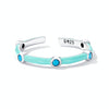 S925 Sterling Silver Turquoise Women Open Ring
