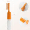 5 PCS Scale Press Hair Dye Bottle With Comb Teeth, Specification: 110ml(Yellow)