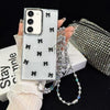 For Samsung Galaxy S23+ 5G Little Fresh Bow Neck Chain TPU Phone Case(Black)