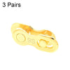 3 Pairs 9 Speed (Gold) ZH405 Mountain Road Bicycle Chain Magic Buckle Chain Quick Release Buckle