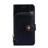 For alcatel 1B 2022 Zipper Bag Leather Phone Case(Black)