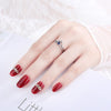 2pcs J259 Ladies Romantic Star Moon Stacked Open Rings(Adjustable)