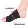 Elastic Bandage Bow Socks Flat Foot Sports Non-Slip SEBS Arch Orthotic Pad Breathable Hole Foot Heart Pad, Size: Free Size(Breathable Black)