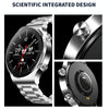 N58 IP67 1.28 inch Touch Color Screen Smart Watch(Leather Silver)