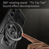 For Samsung Galaxy A35 5G Armor Rotating Holder MagSafe Phone Case(Rose Gold)