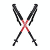 Folding Adjustable Crutch / Walking Stick with Compass, Height: 0.5-1.1m (Random Color Delivery)