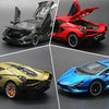 1:32 Simulation Sound Light Children Alloy Sports Car Model Boy Car Toy(Blue)
