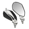 Aluminum Alloy Motorcycle Large-view Rearview Mirror Modification(Purple)