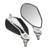 Aluminum Alloy Motorcycle Large-view Rearview Mirror Modification(Gold)