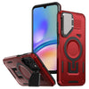 For Samsung Galaxy A05s Shield Frame Holder MagSafe Phone Case(Red)