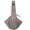 Grey Canvas Pet Carrier Sling Bag - Adjustable, Holds Pets Up To 5kg
