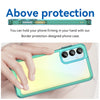 For Samsung Galaxy A26 5G Colorful Series Acrylic Hybrid TPU Phone Case(Transparent Blue)