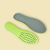 1pair High Elasticity Breathable Sweat Absorbent Shock Absorbent Cuttable Insoles, Size: 39-40(Green+Gray)