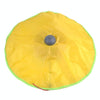 Electric Cat Turntable Toy, Automatic Rotating Play Disc (Yellow)