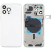iPhone 13 Pro Max White Battery Back Cover with Keys & Wireless Charging