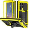For Samsung Galaxy S25 Ultra 5G R-JUST Sliding Camera Life Waterproof Holder Phone Case(Yellow)