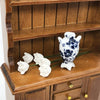 10 PCS 1:12 Mini Doll House Garden Bedroom Scene Decoration Roses(White)