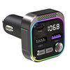 C54 PD 30W Dual USB Car Charger Alloy Car Bluetooth Adapter FM Transmitter MP3 Player