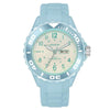 SANDA 1053 Womens TPU Strap Dual Display Waterproof Electronic Watch(Haze Blue)