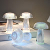 Mushroom Ambient Light Electronic Jellyfish Table Lamp Bedside Night Light 9.4 x 13.7cm(Warm White)