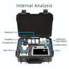 For DJI Mini 4 Pro / Mini 3 Pro Drone Suitcase Explosion-proof Box Compatible with RC & RC 2, RC-N1 & RC-N2(Black)
