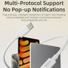 ROCK P8 Prime Series 1m USB-C / Type-C Fast Charging Data Cable, Interface:PD27W 8 Pin(White)
