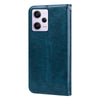 For Xiaomi Redmi Note 12 Pro+ Global Oil Wax Texture Leather Phone Case(Blue)