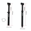 ZOOM Bicycle Wire-Controlled Hydraulic Lift Seat Tube Mountain Bike Seatpost, Size:31.6mm, Specification:400mm Internal Routing
