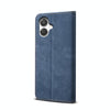 For Samsung Galaxy A06 5G Denim Texture Casual Style Horizontal Flip Leather Case(Blue)