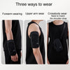 OUDU Outdoor Running Cell Phone Arm Bag Unisex Sports Portable Mobile Phone Pouch(Light Gray)