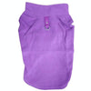 Warm Fleece Dog Coat, Purple, L, for French Bulldogs & Pugs